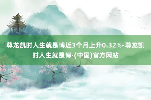 尊龙凯时人生就是博近3个月上升0.32%-尊龙凯时人生就是博·(中国)官方网站