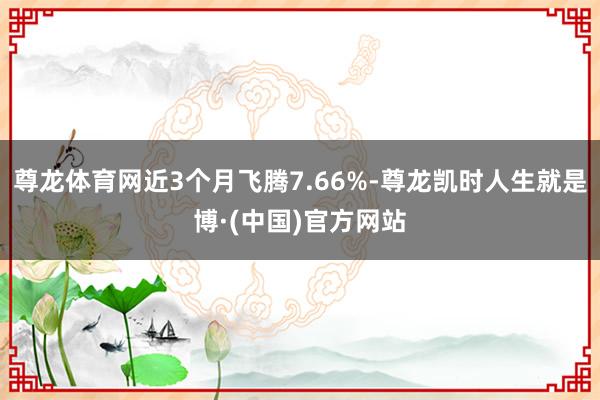 尊龙体育网近3个月飞腾7.66%-尊龙凯时人生就是博·(中国)官方网站